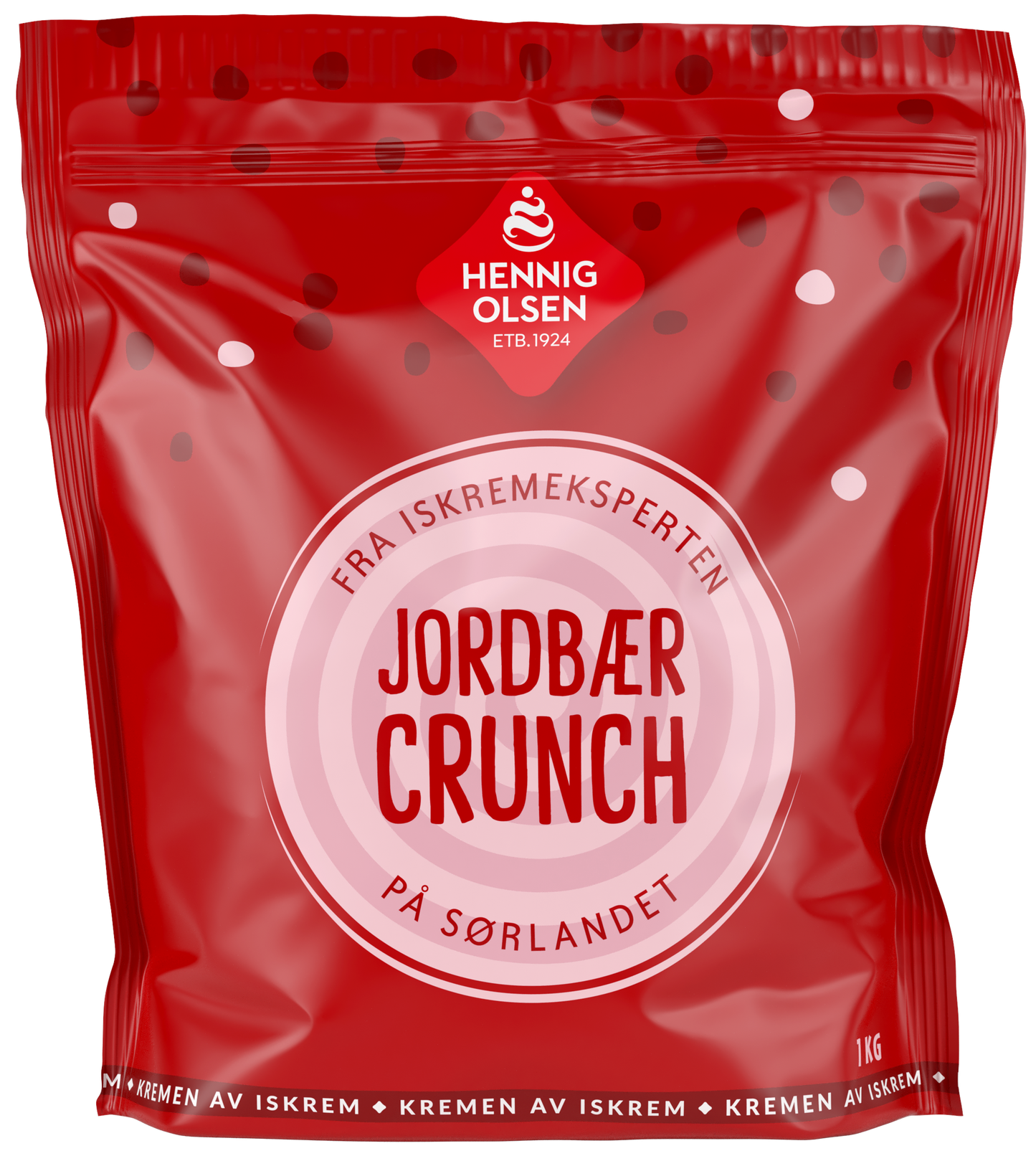 Jordbærcrunch Strøssel 1kg