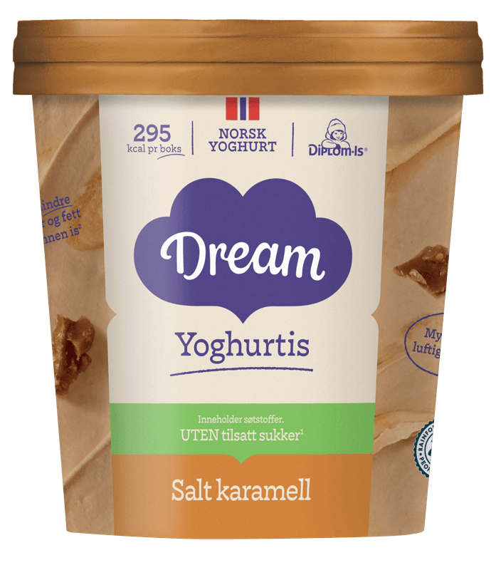 Dream Karamell uten tilsatt sukker 450ml
