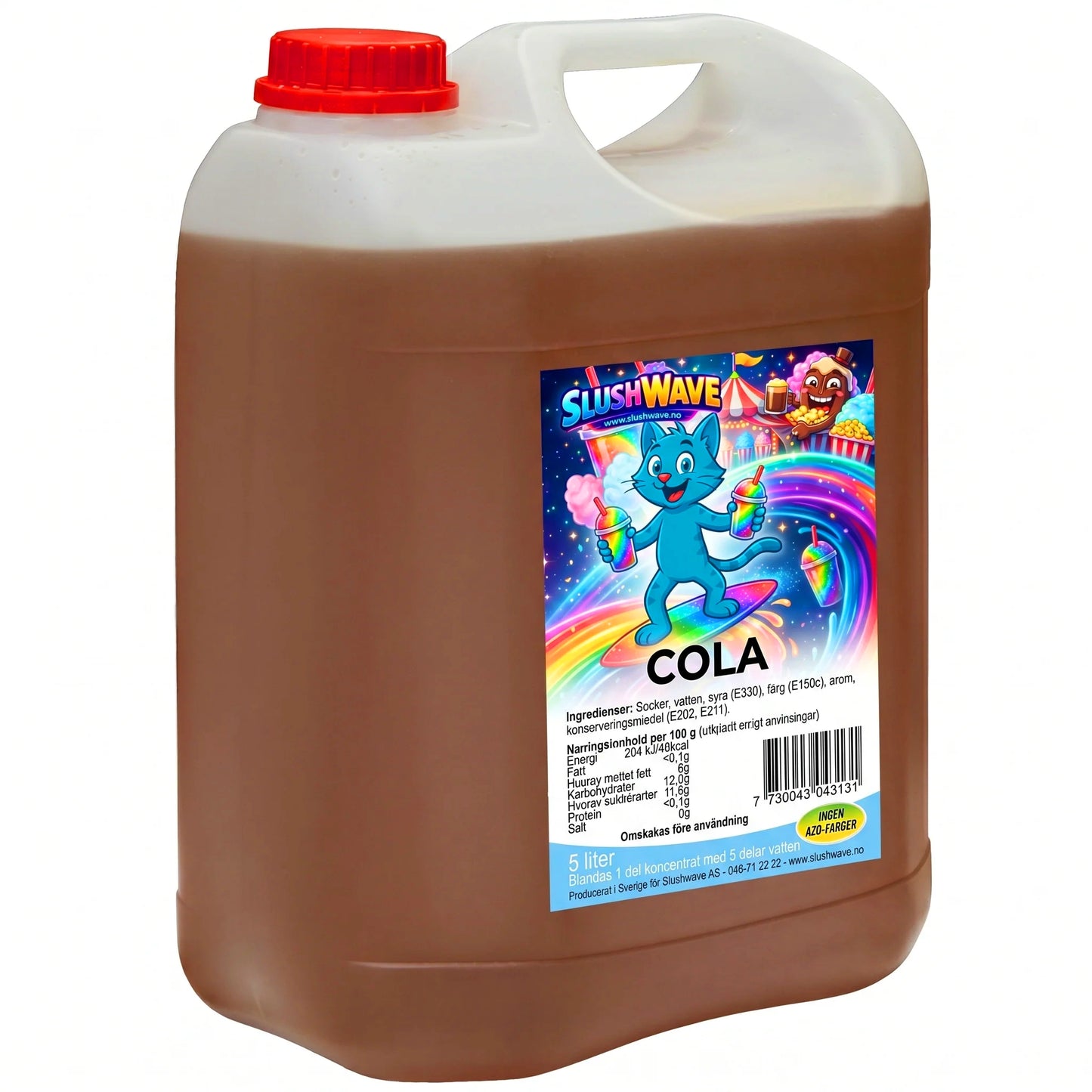 Slushwave Cola ( OBS !! Gir 25 liter slush)