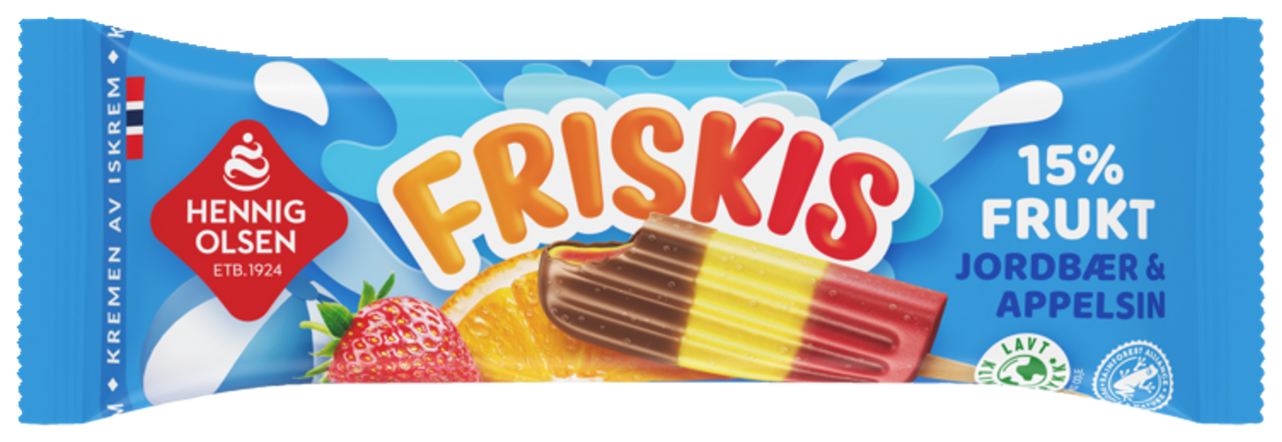 Friskis Jordbær/appelsin