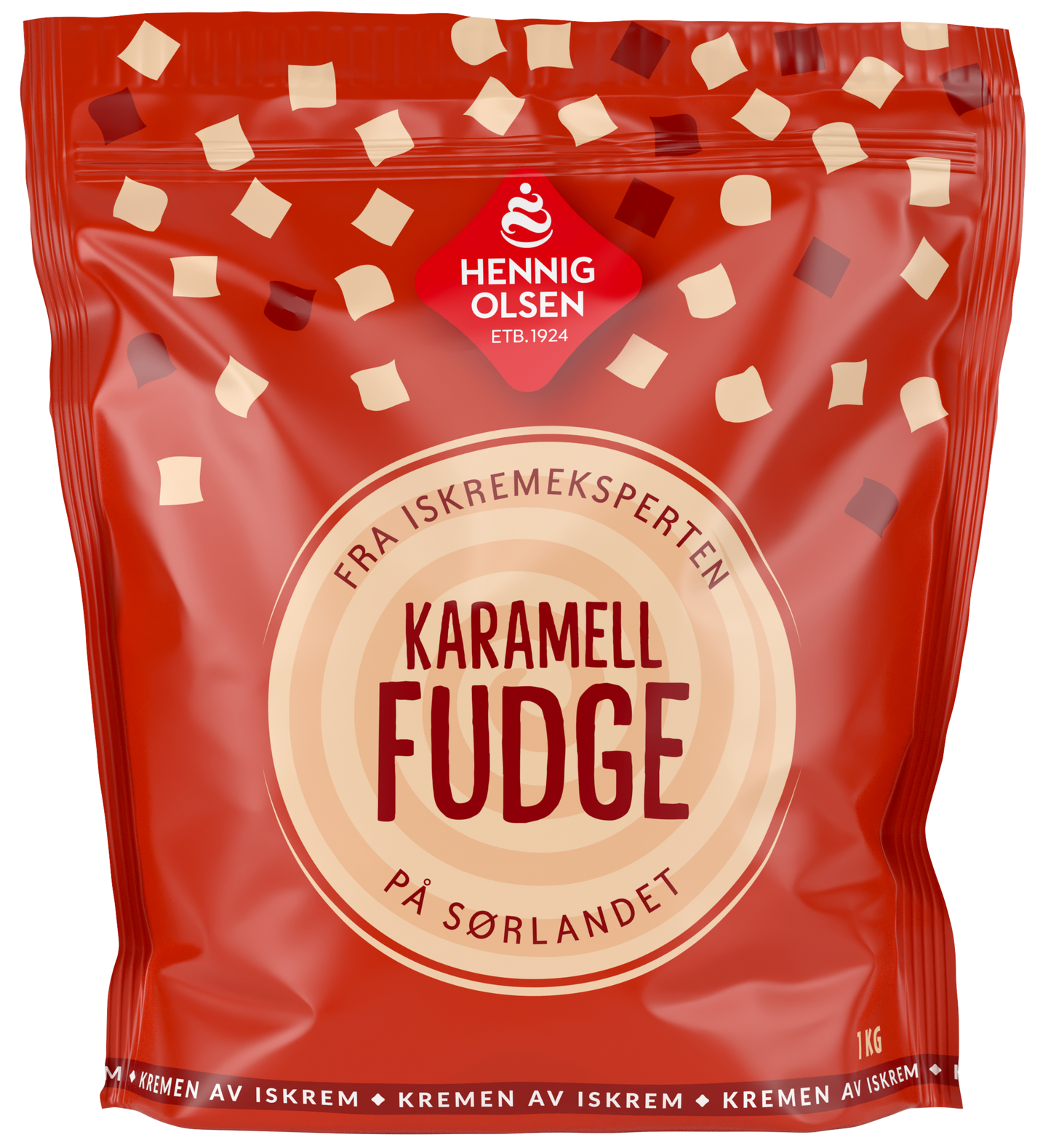 Karamellfudge Strøssel 1kg