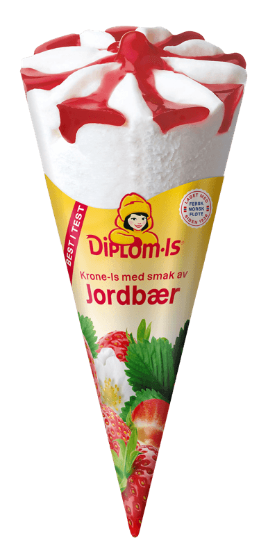 Krone-Is Jordbær