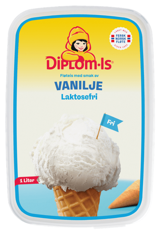 Vanilje Laktosefri 1 l