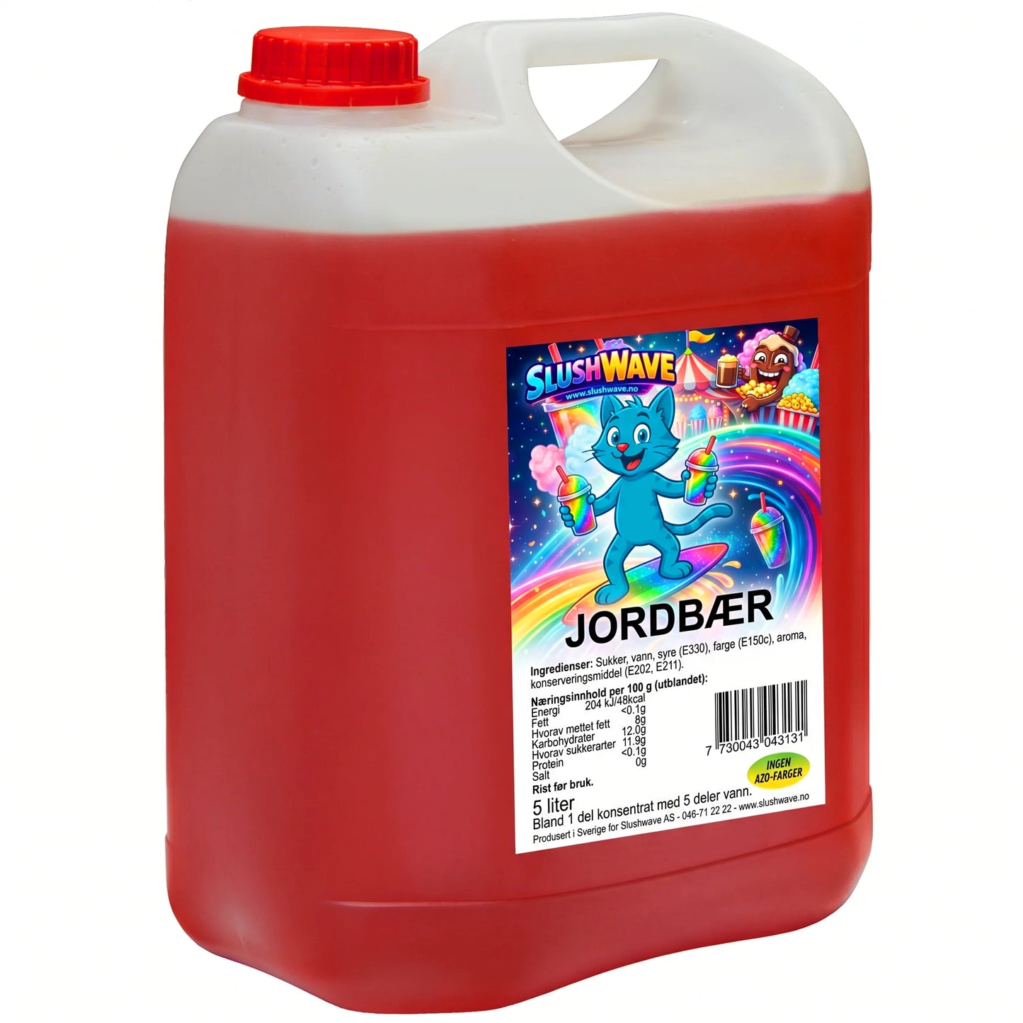 Slushwave Jordbær ( OBS !! Gir 25 liter slush)