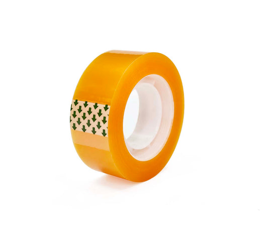 19mm Stationery Tape Office Refill Gold Yellow Small Tape
